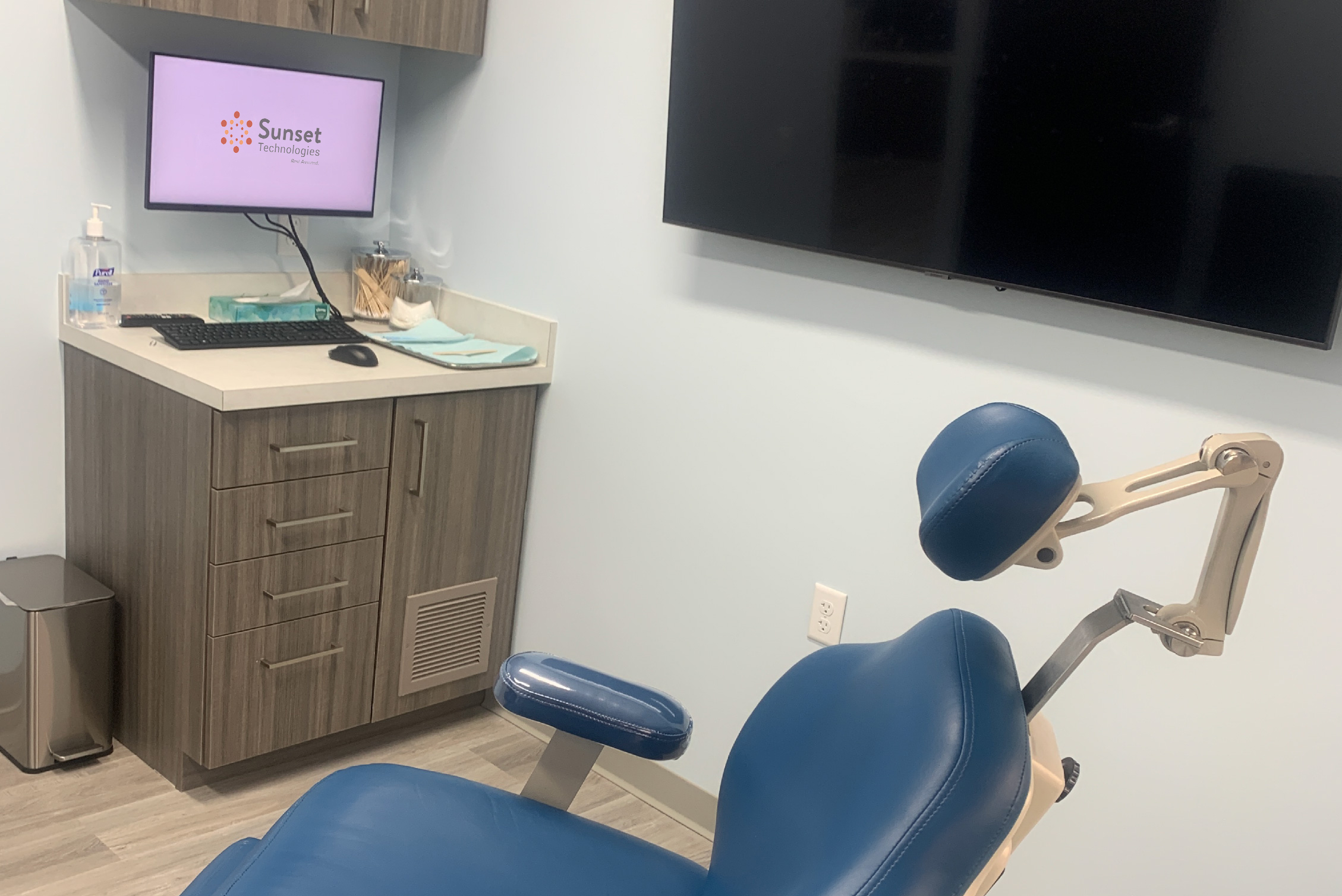 Dental office monitor