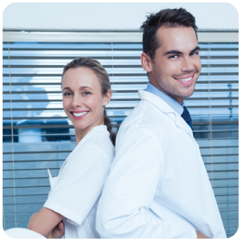 Dentists standing at a Louisiana Dental Office