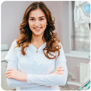 it-support-NH Female dentist standing